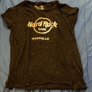 Hard Rock Cafe Nashville Speckled Black Tee